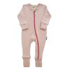 Organic Snuggle Soft Melange '2-Way' Zipper Romper