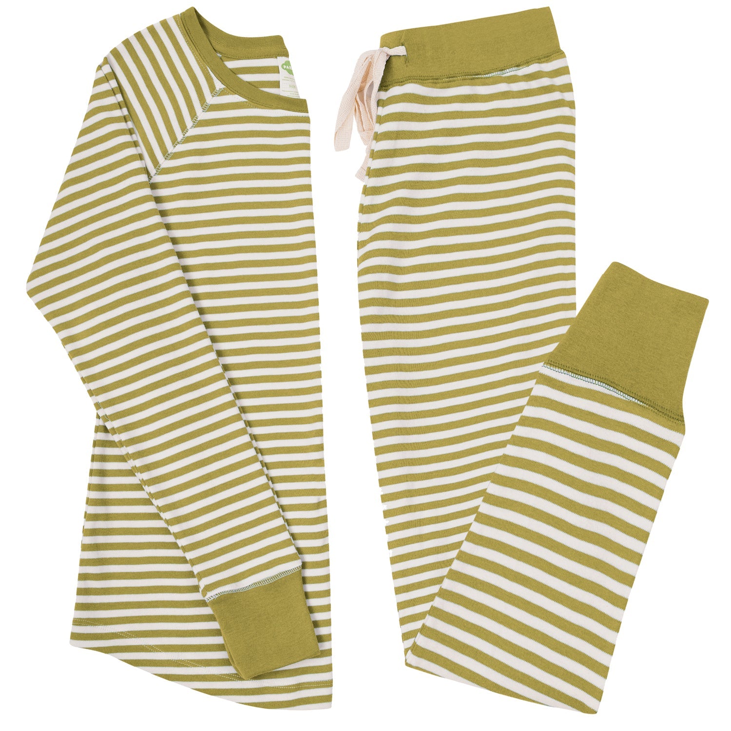 Organic Women's Striped Pajama Set